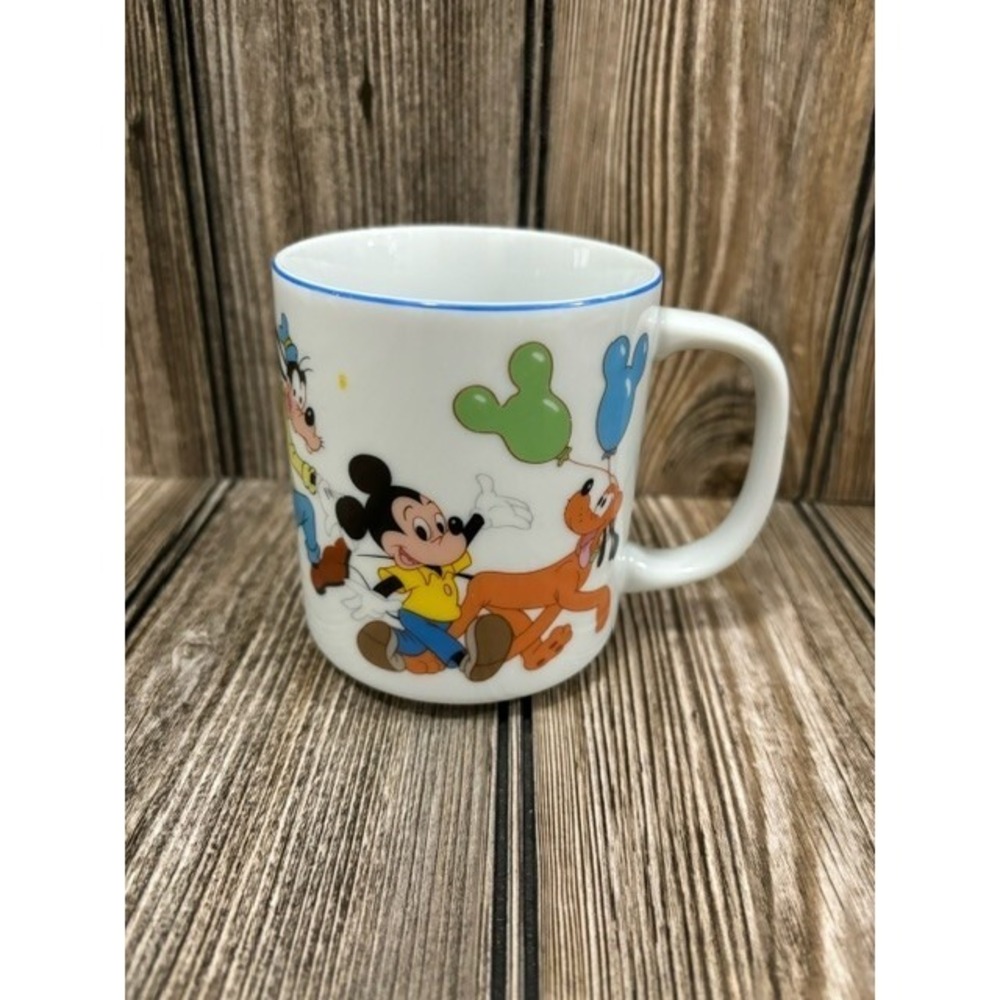 Vintage Disney Made In Japan Mickey Mouse and Friends Coffee Mug